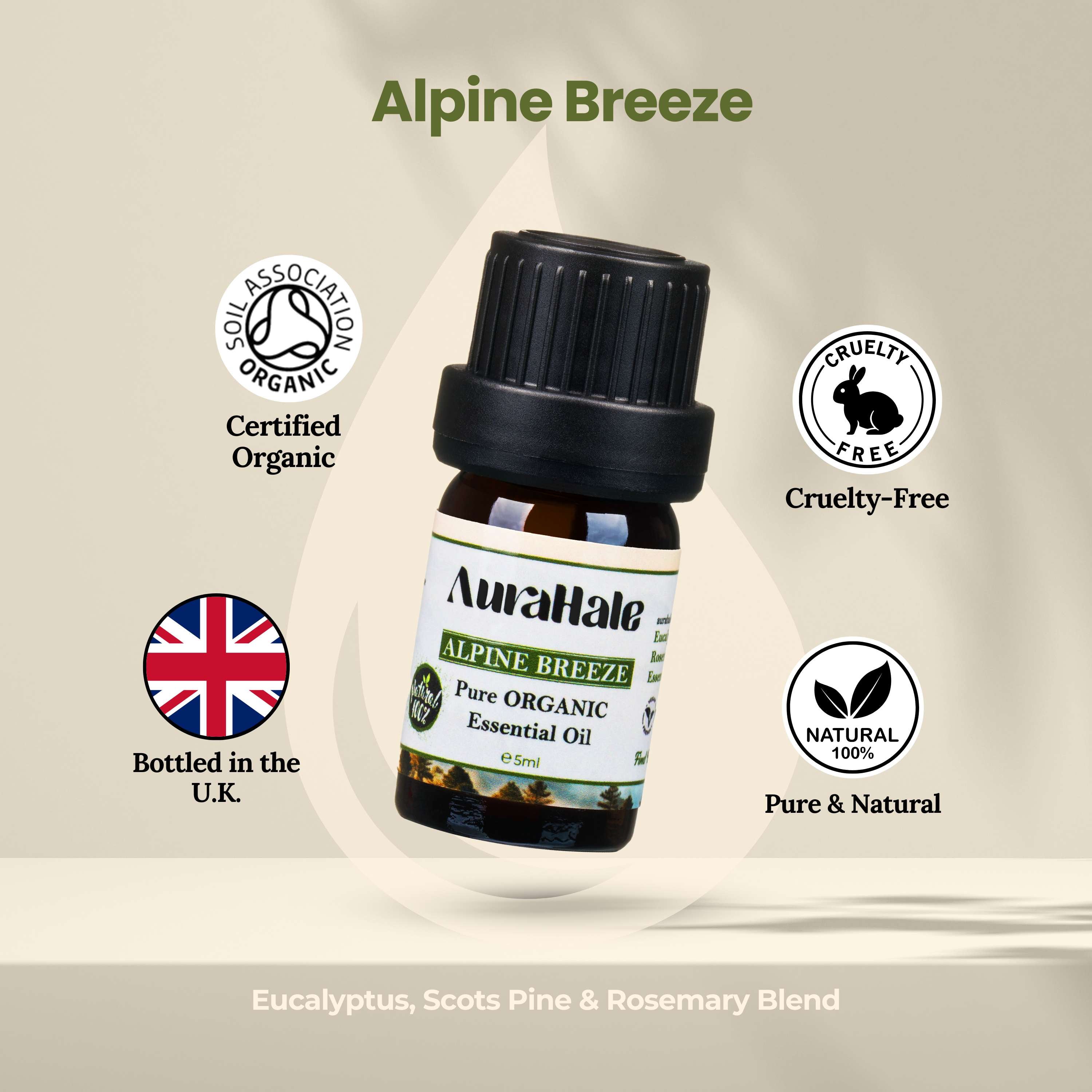 Alpine Breeze Essential Oil – Natural, 100% Pure (5ml)
