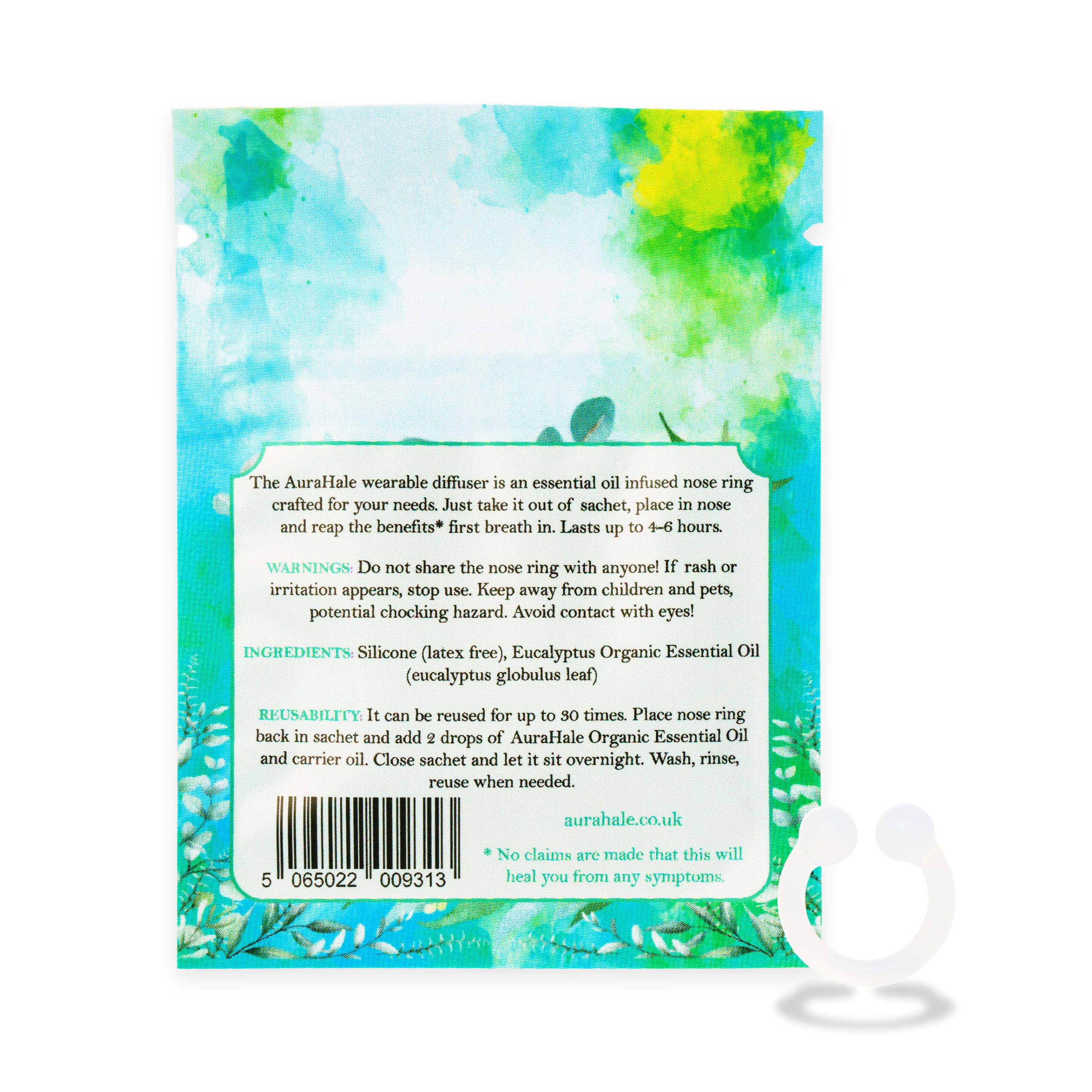 Eucalyptus Scent Nasal Diffuser – Organic, Natural, Pure