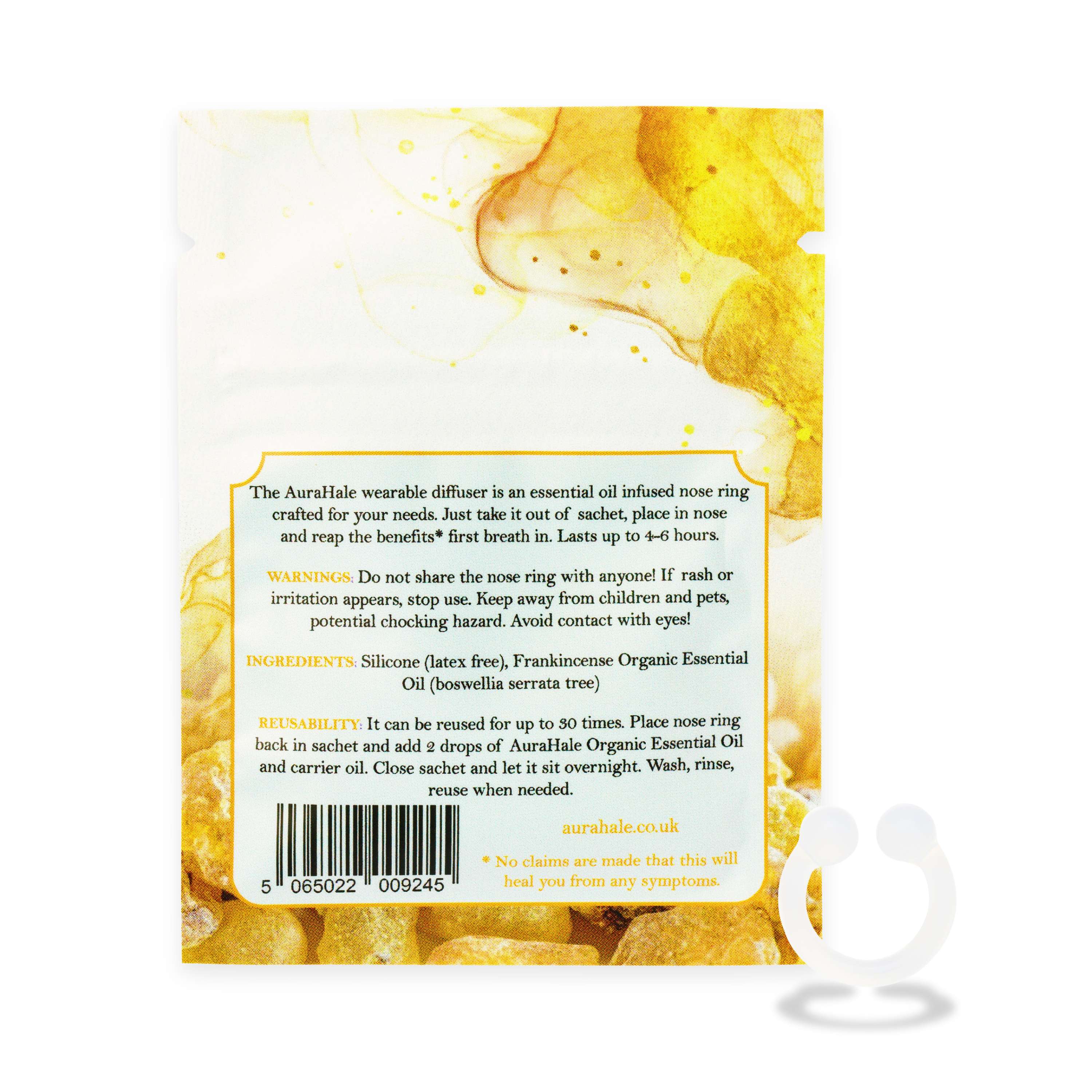 Frankincense Scent Nasal Diffuser – Organic, Natural, Pure