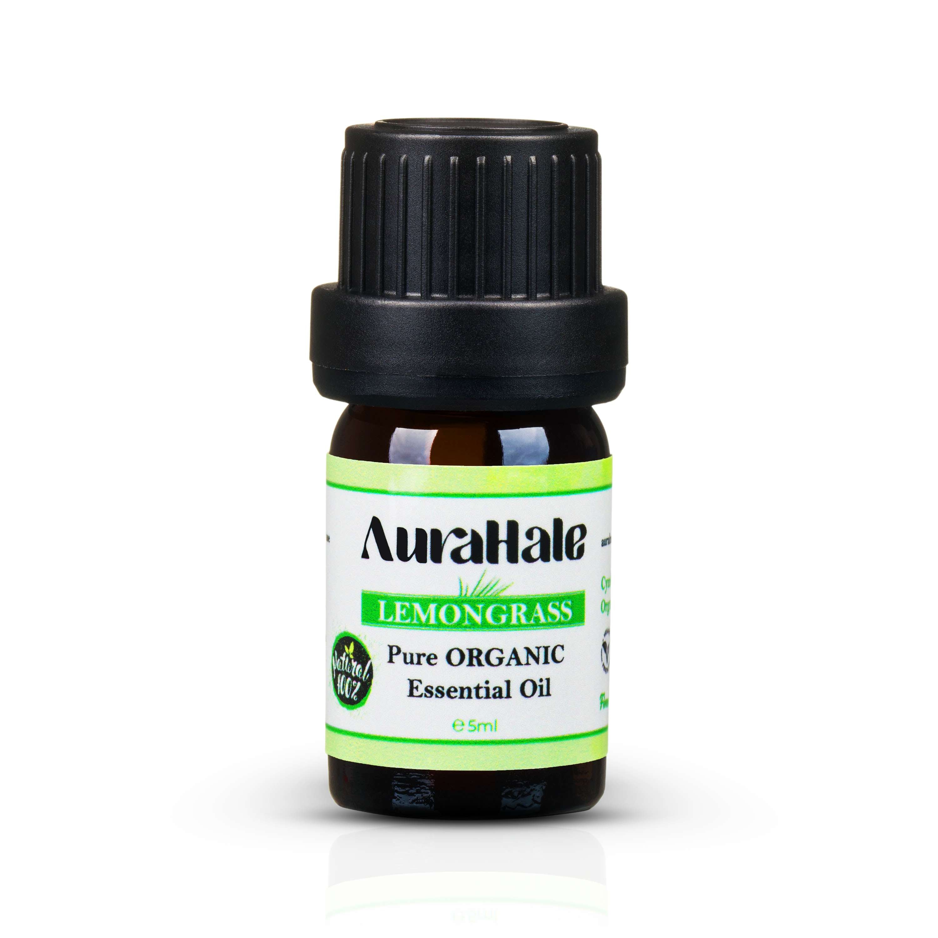 Lemongrass Essential Oil – Organic, Natural, Pure (5ml)