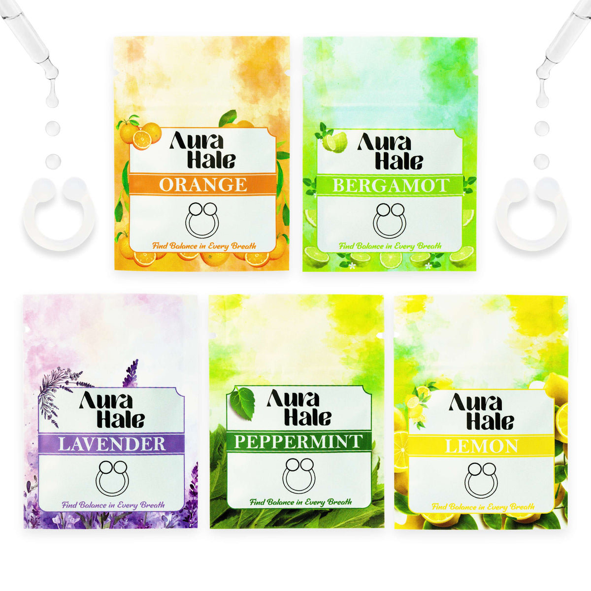 Starter Pack 5x Nasal Diffusers – Organic, Natural, Pure