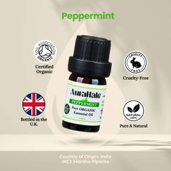 Peppermint Essential Oil – Organic, Natural, Pure (5ml)