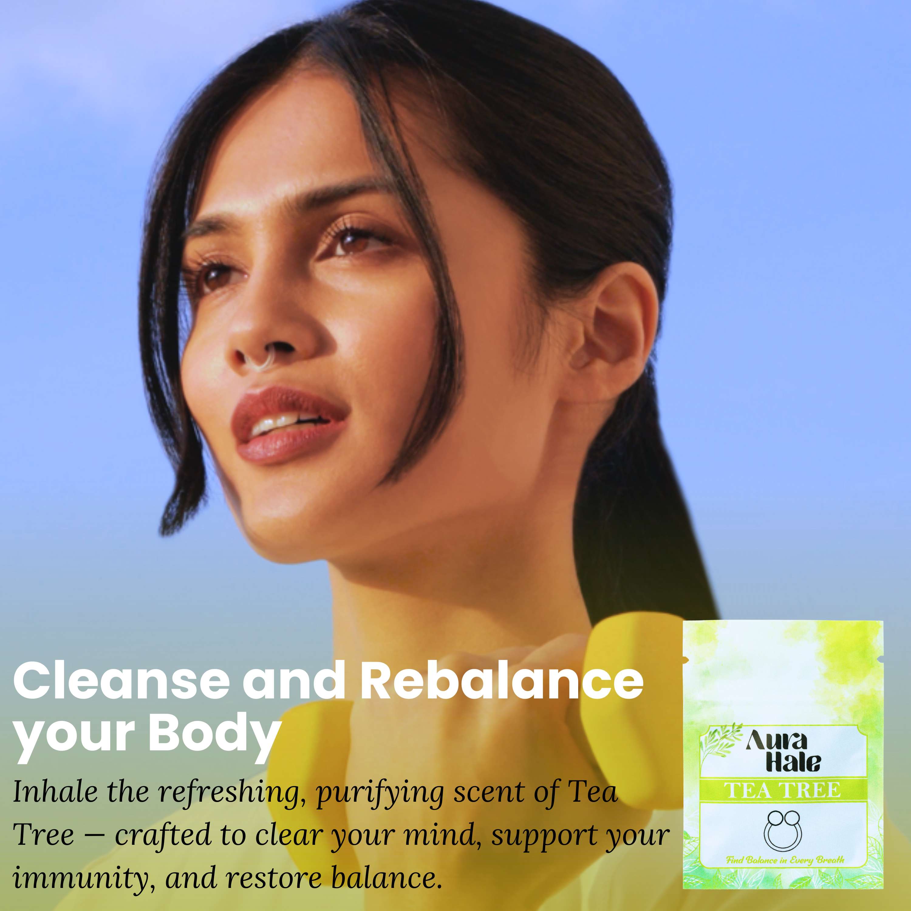 Tea Tree Scent Nasal Diffuser – Organic, Natural, Pure