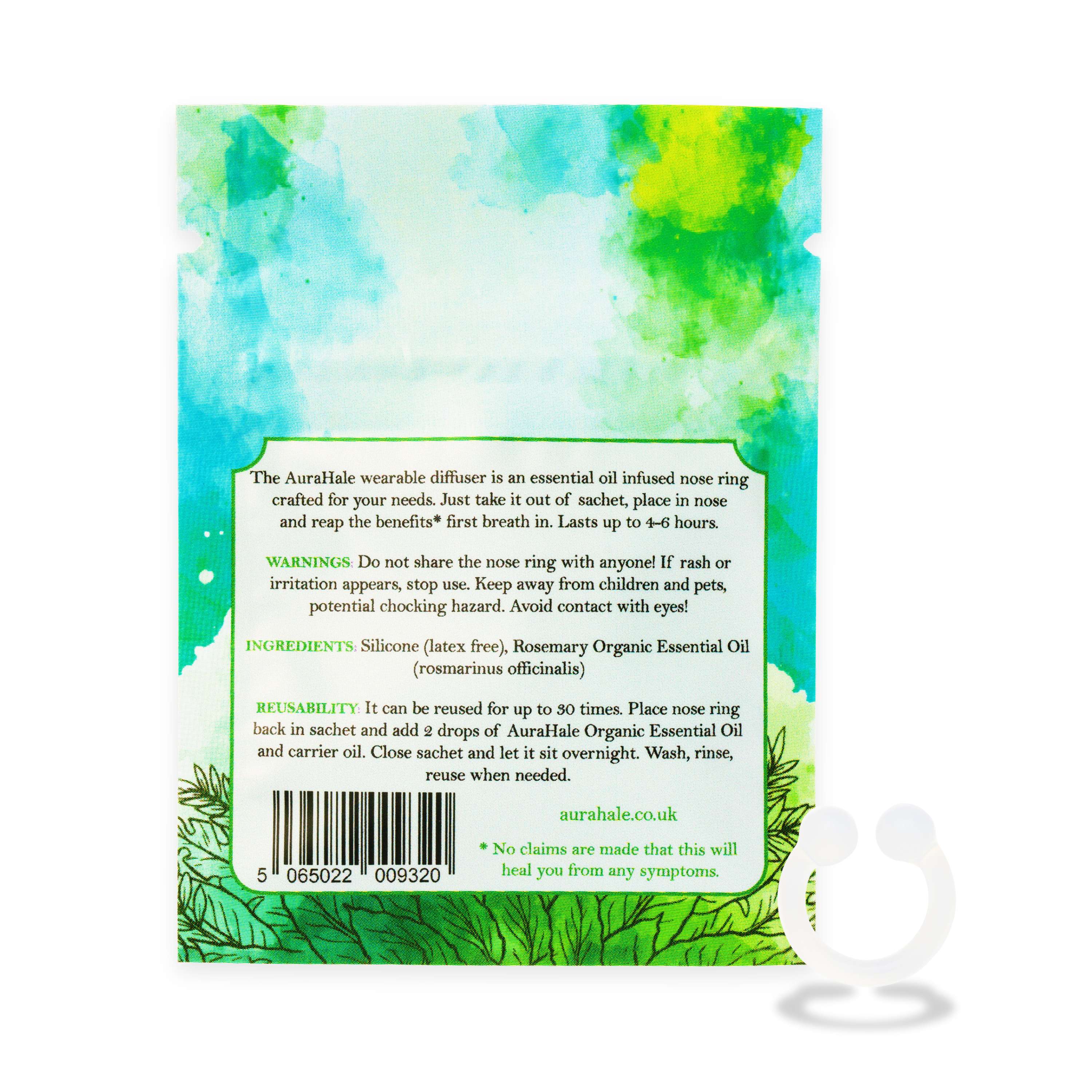 Rosemary Scent Nasal Diffuser – Organic, Natural, Pure