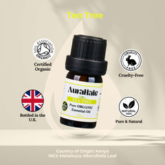 Tea Tree Essential Oil – Organic, Natural, Pure (5ml)